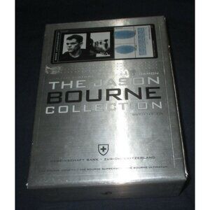 The Jason Bourne Collection (DVD, 2007, 4-Disc Set, Limited Edition) Matt Damon